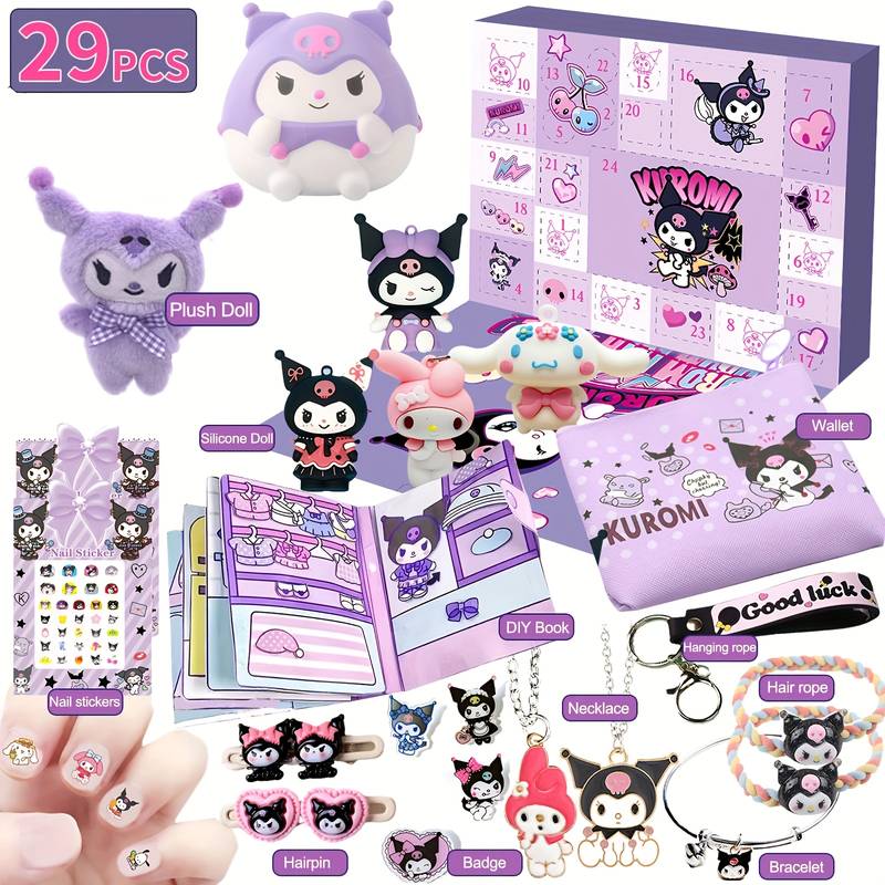 The Ultimate Kuromi Advent Calendar – 24 Days of Mischievous Kawaii Surprises!